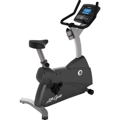 Life Fitness C1 Upright Bike with GO Console