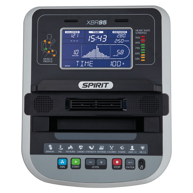 Spirit Fitness XBR95 Recumbent Bike - Image 3