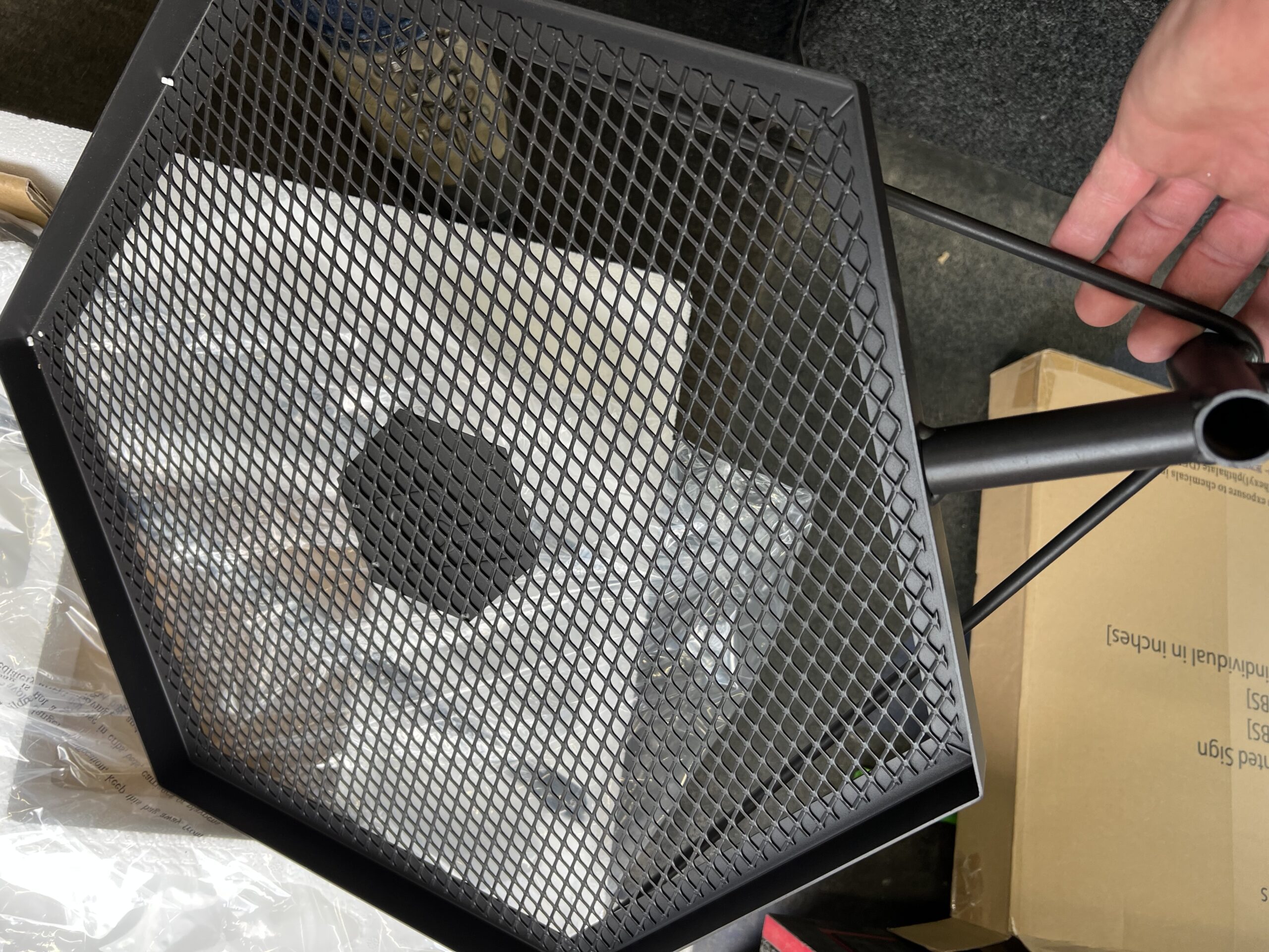 Snap-On: Adjustable Campfire Grill