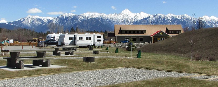 RV park with mountain frontage