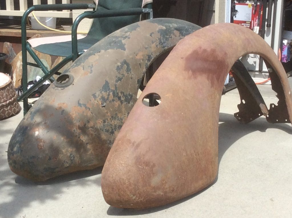 37 or 38 Chev Rear Fenders