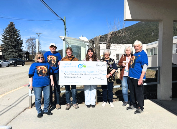 Creston Lions Club raises $7500 towards Oncology Expansion in Memory of Demetre Karountzos