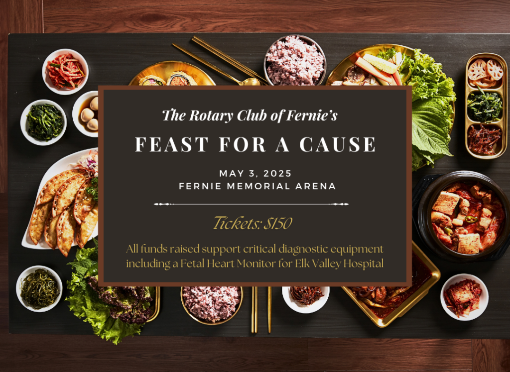 Fernie Rotary Second Annual Feast for a Cause will support Elk Valley Hospital