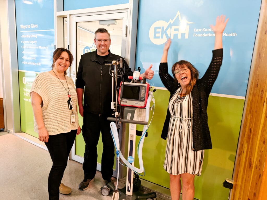 TB Vets supports new equipment for East Kootenay HART