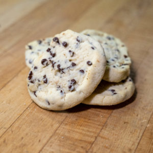 Shortbread Chocolate Chip Cookies