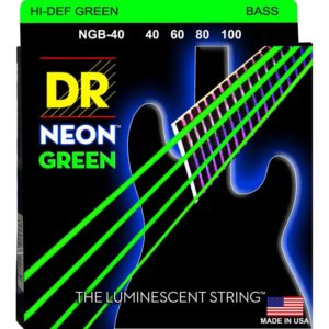DR Strings - Neon Green - Bass