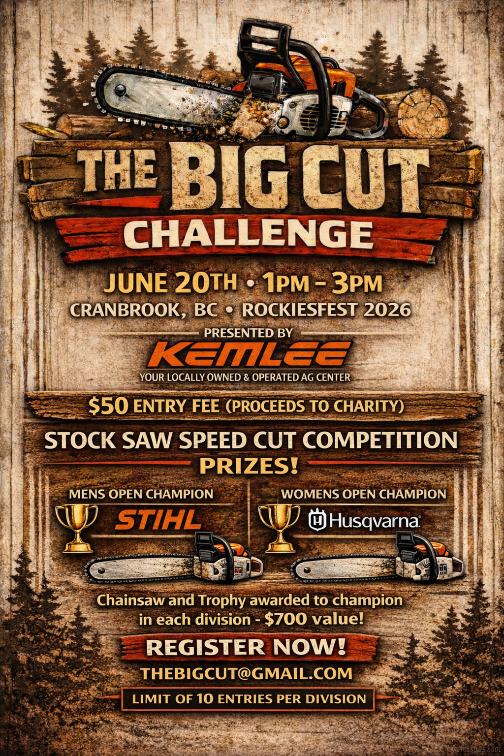 The Big Cut Challenge Presented by Kemlee Equipment