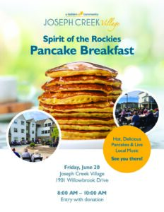 Joseph Creek Village Pancake Breakfast