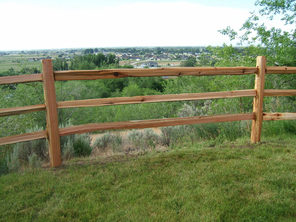 Cedar Posts and Rails