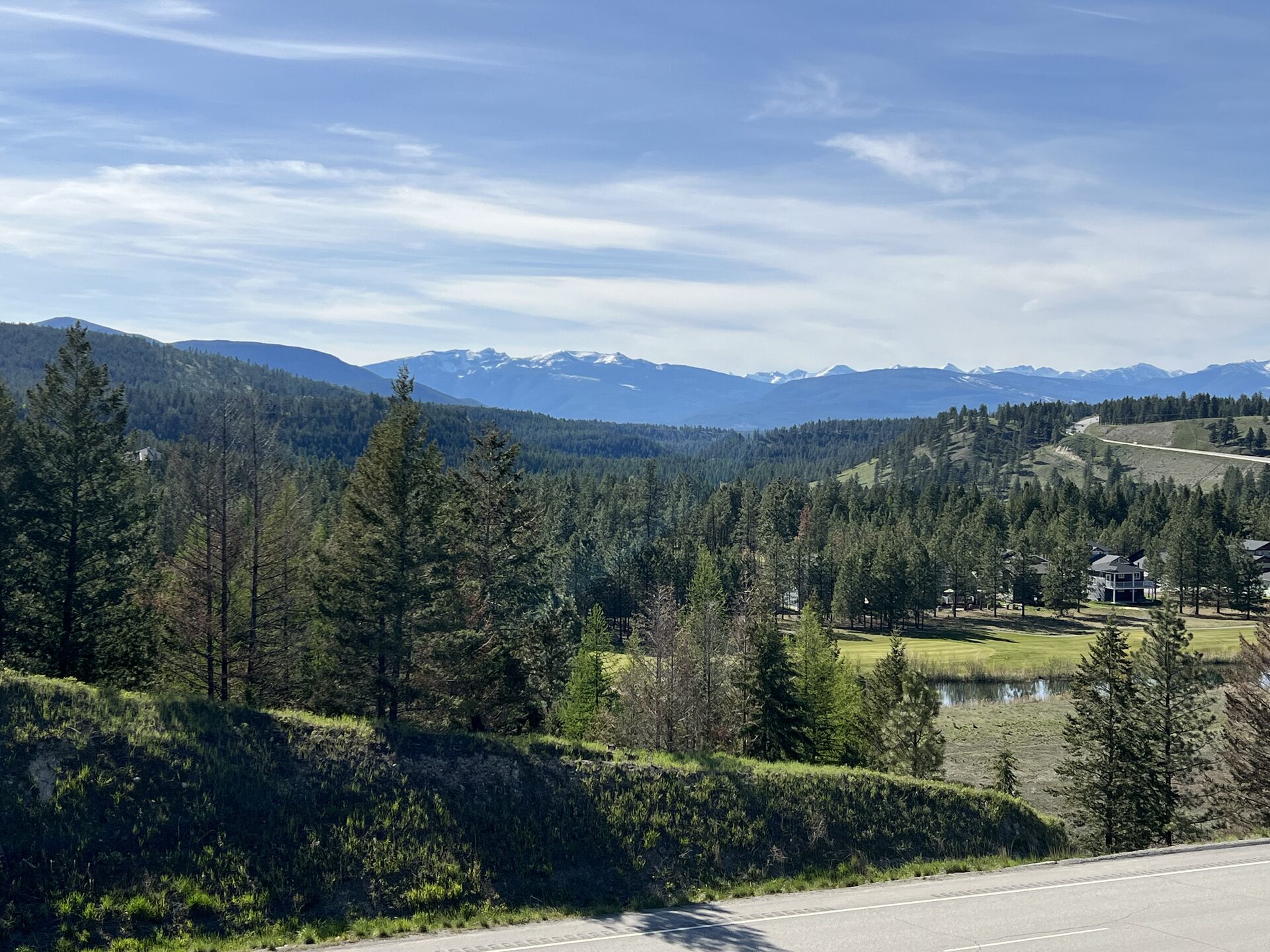 Rocky Mountain valley vista at The Estates at Shadow Mountain near Cranbrook BC