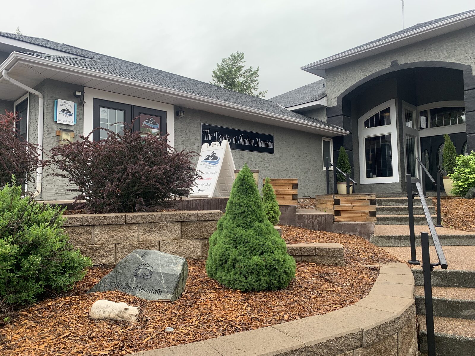 The Estates at Shadow Mountain sales office at the golf clubhouse
