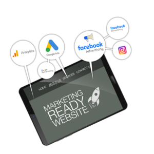 website with marketing tools